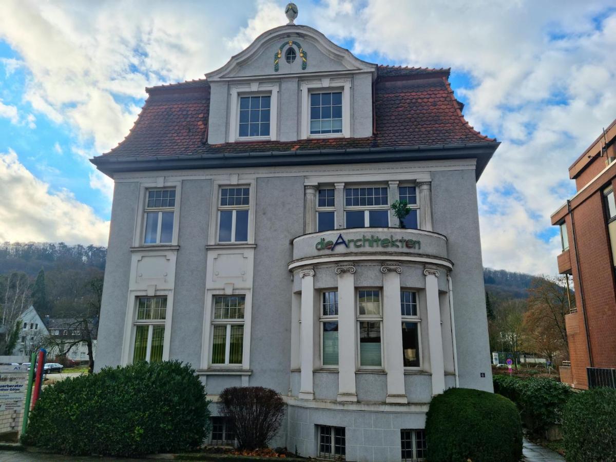 Charysma - Jugendstil Trifft Moderne, Schlafzimmer Mit Smart-Tv, Tischfussball, Darts, Parkplatz Hamelin Extérieur photo